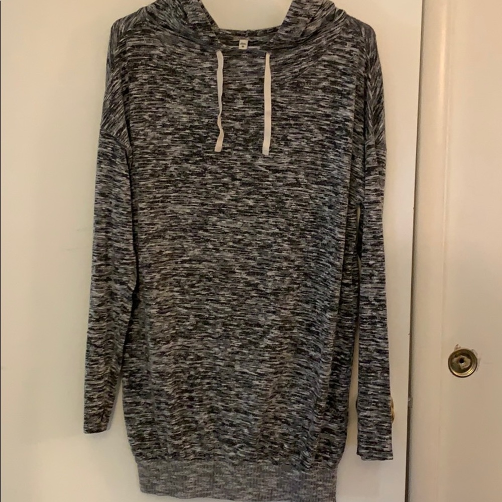 Express Long Grey Sweater